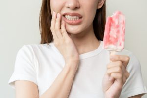 Women Having Toothache 